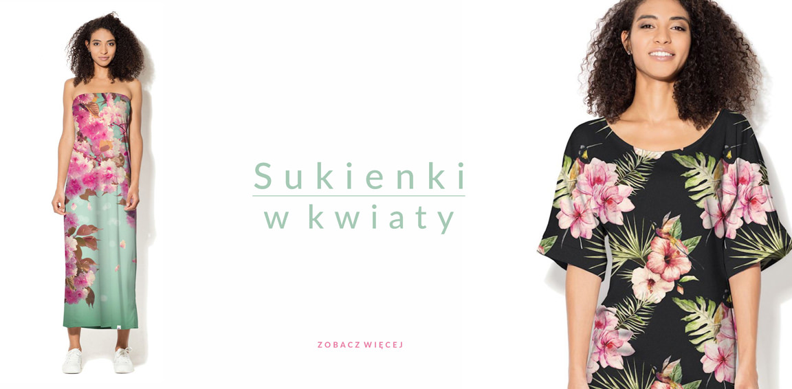 Sukienki w kwiatki