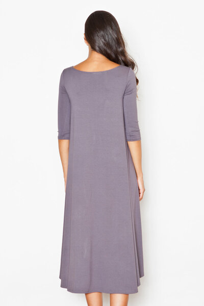 Luźna asymetryczna sukienka