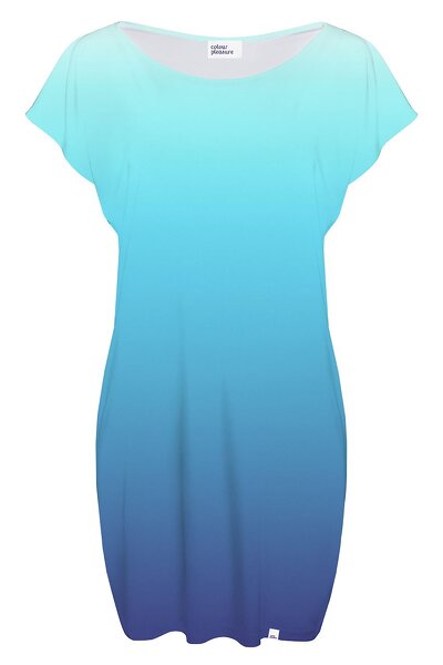 Błękitna sukienka mini