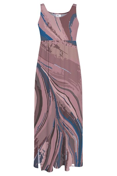 Ciemno pastelowa sukienka na ramiączkach