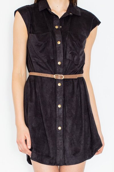 Sukienko-tunika w czarnym kolorze