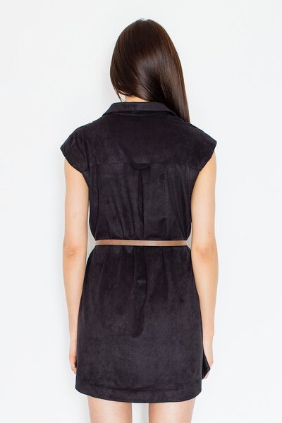 Sukienko-tunika w czarnym kolorze