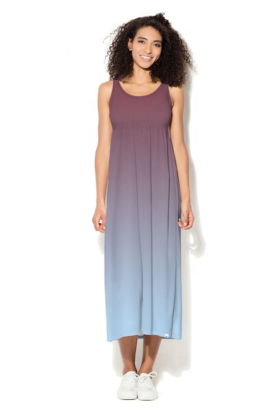 Sukienka w dwóch kolorach na ramiączkach