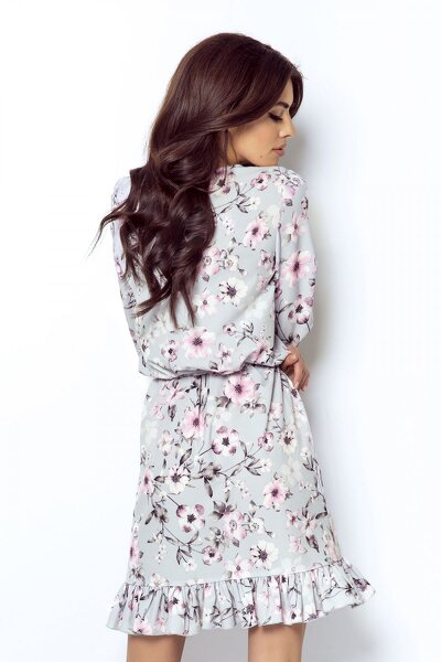 Dziewczęca sukienka w wiosenne kwiaty