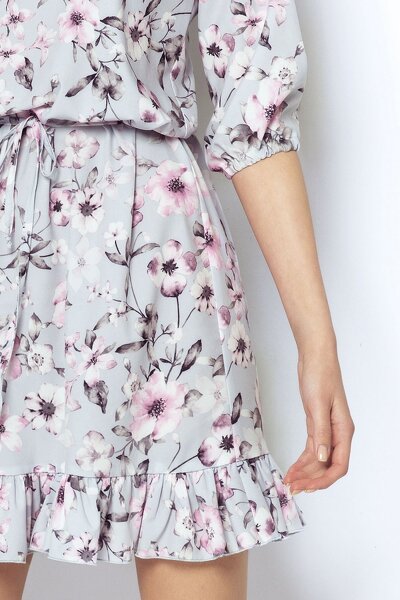 Dziewczęca sukienka w wiosenne kwiaty