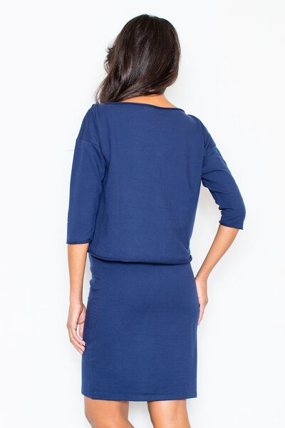 Granatowa sukienka mini