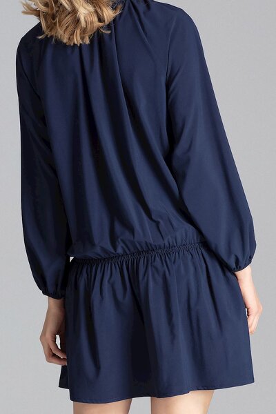 Sukienko-tunika w granatowym kolorze