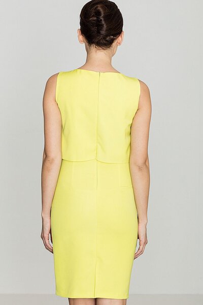 Sukienka mini w kolorze żółtym