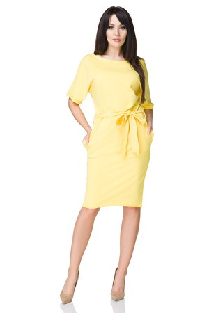 Sukienka w stylu kimono w żółtym kolorze Sukienka w stylu kimono w żółtym kolorze