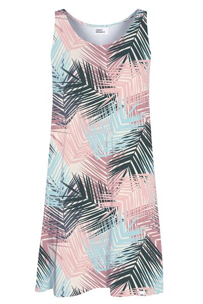 Sukienka na ramiączkach o długości przed kolano