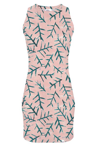 Jasno różowa sukienka mini