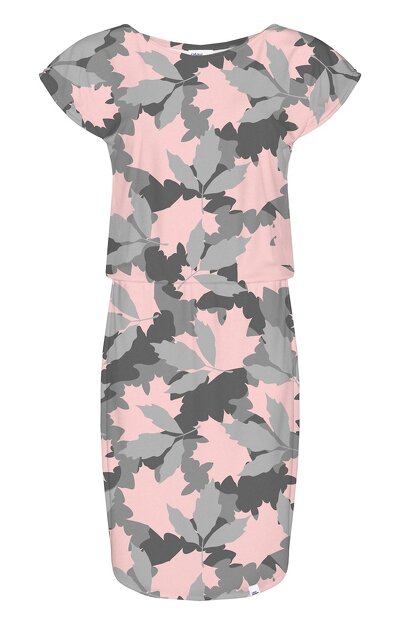 Sukienka z luźną górą i krótkim rękawem