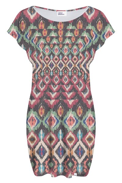 Sukienka mini w stylu boho