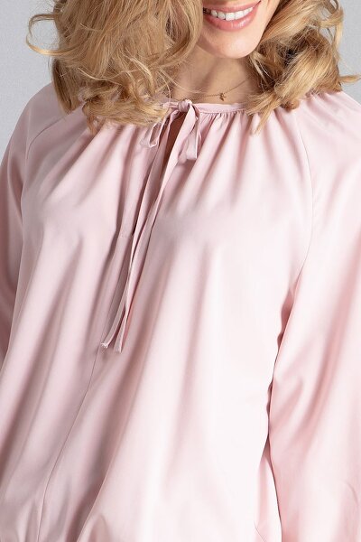 Sukienko-tunika w różowym kolorze
