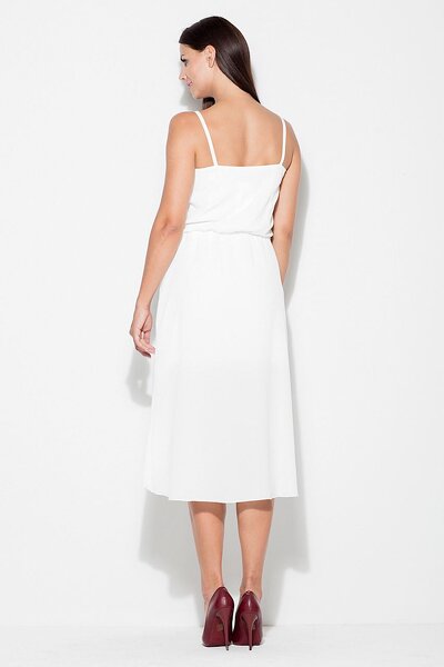 Asymetryczna sukienka w kolorze ecru