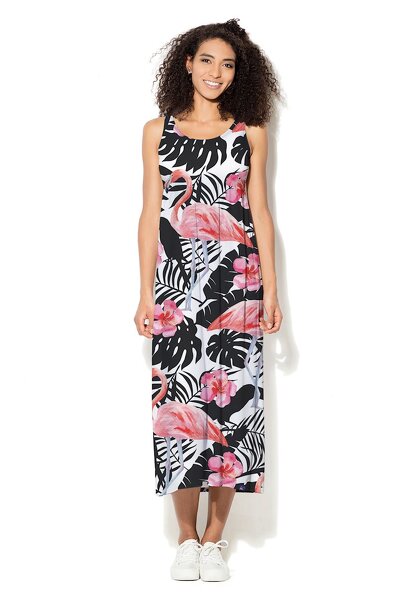 Sukienka z ozdobnym flamingiem