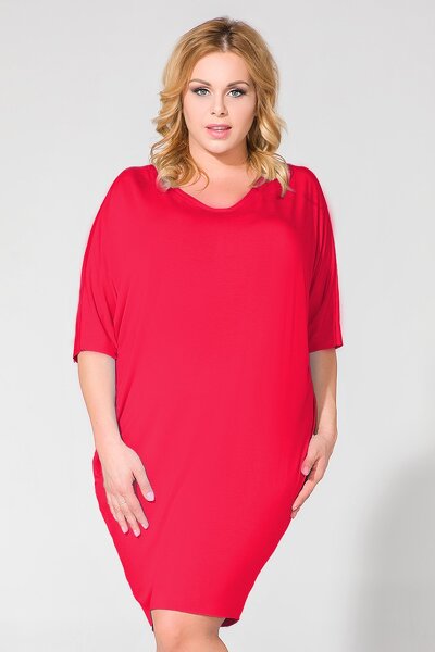 Czerwona sukienka size plus