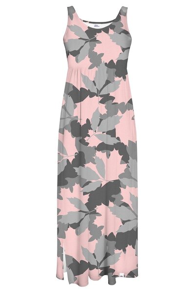 Sukienka na ramiączkach w liście