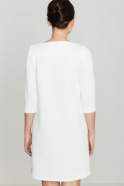 Sukienka asymetryczna w kolorze ecru