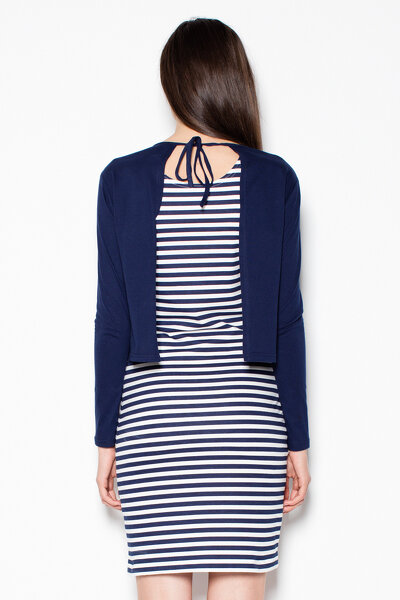 Komfortowa sukienka z bluzą wiązaną na karku