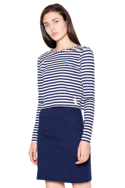 Komfortowa sukienka z bluzą wiązaną na karku