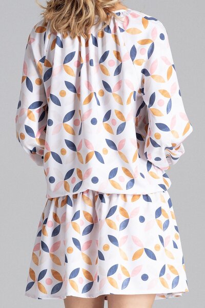 Wzorzysta sukienko-tunika