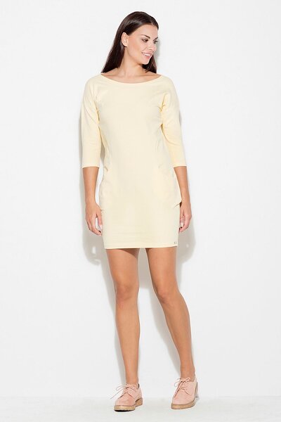 Sportowa sukienka w żółtym kolorze