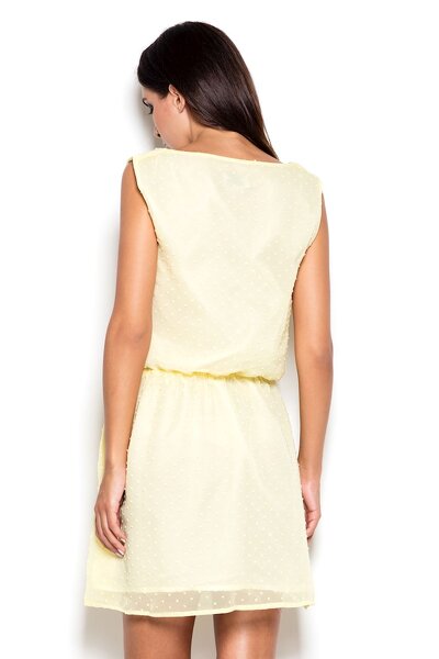 Letnia sukienka w żółtym kolorze